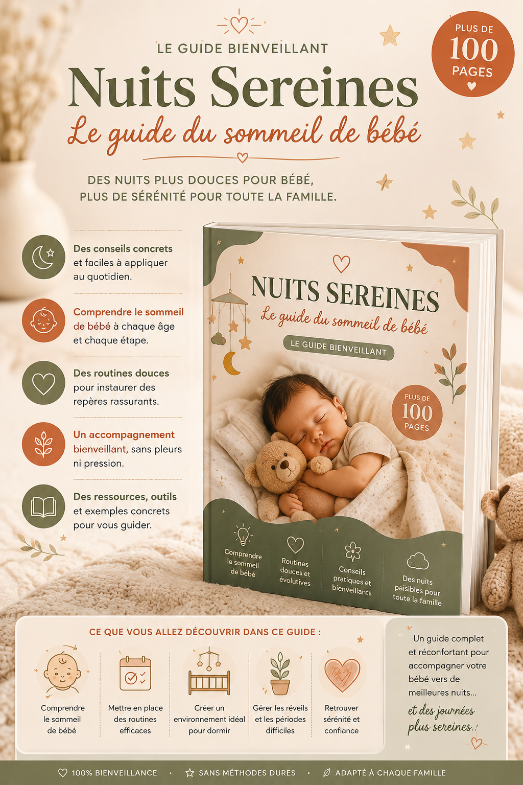 Nuits Sereines — Guide bienveillant du sommeil de bébé